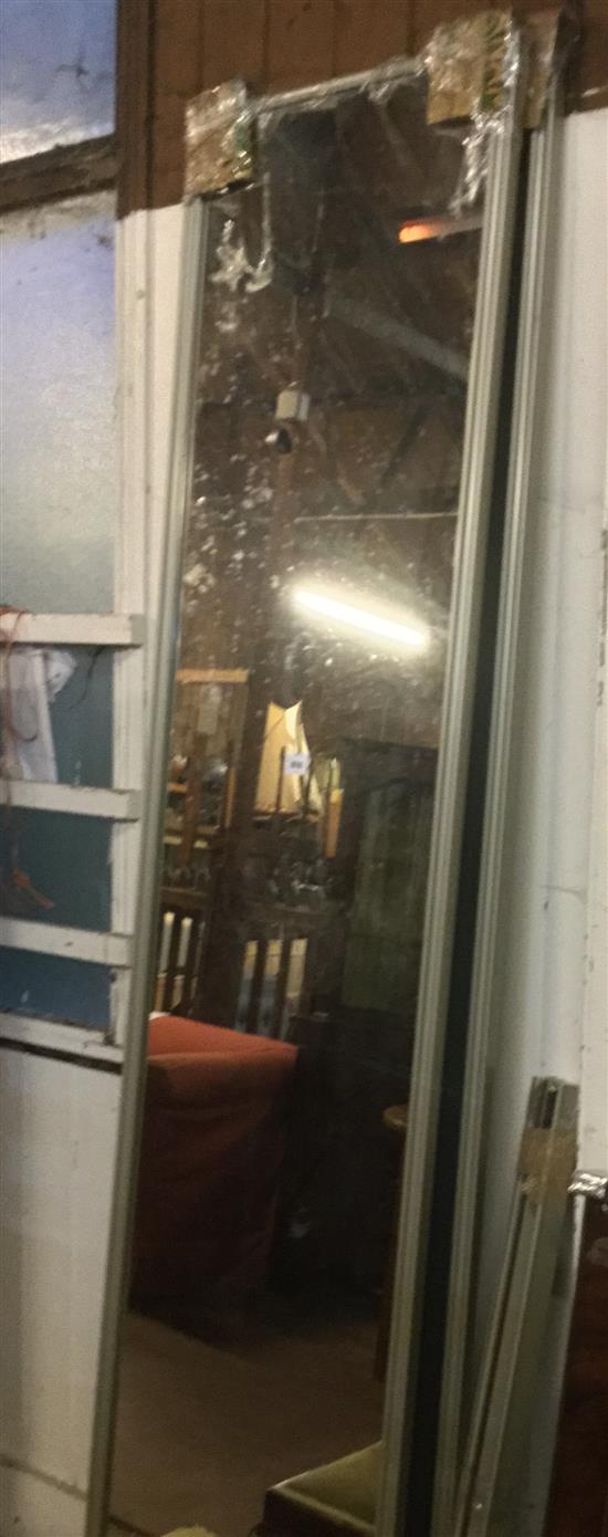 Pair of long mirrored doors(-)